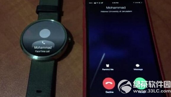 moto 360连接iphone接挂电话视频演示