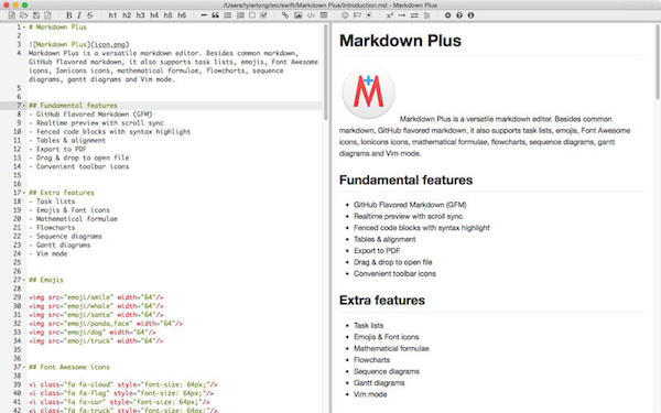 Markdown plus for Mac V1.3.6 苹果电脑版
