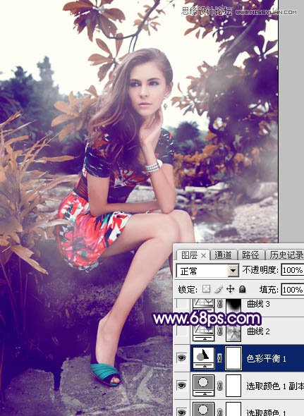 Photoshop调出美女照片欧式大片效果图,PS教程