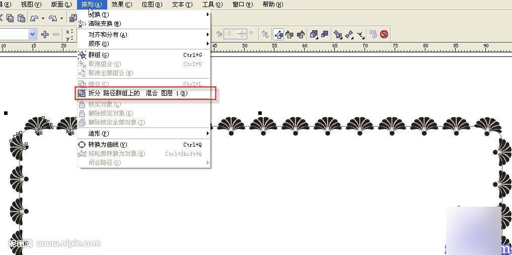 CorelDRAW绘制漂亮的花纹边框 脚本之家 CorelDraw实例教程