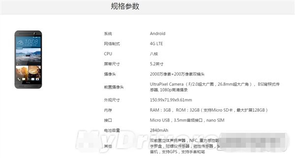 HTC中国专享新旗舰售价公布！逆天了