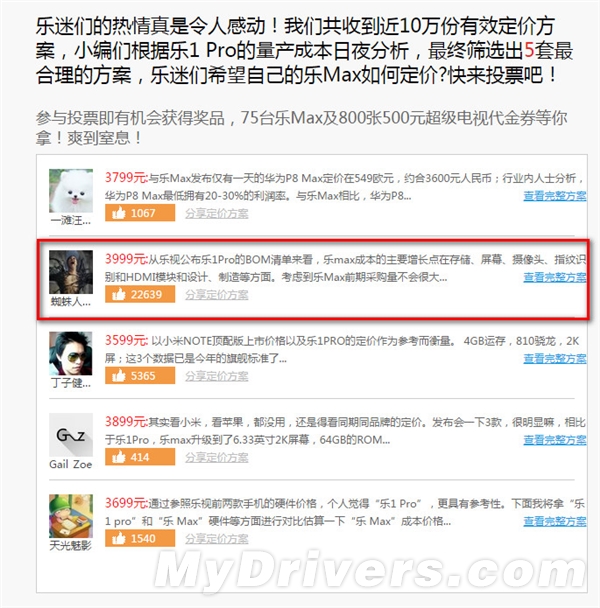 乐视6.33寸最强手机定价曝光！不可思议