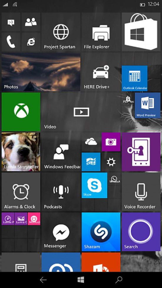 Windows手机版Build 10070谍照曝光