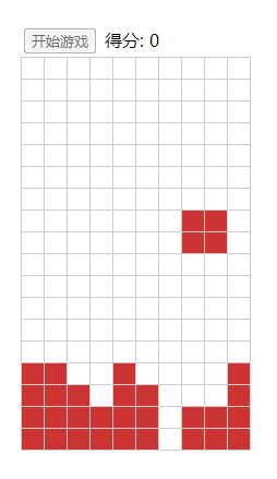 javascript实现俄罗斯方块游戏的思路和方法