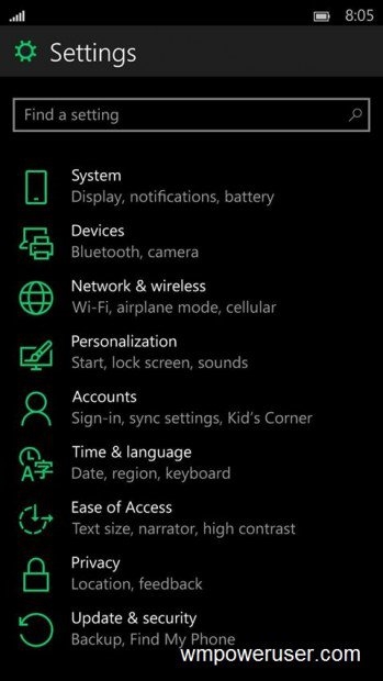 Win10手机版最新界面曝光！比WP8.1好多了