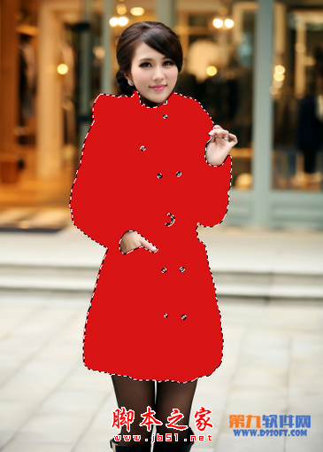 Photoshop快速给衣服换色教程