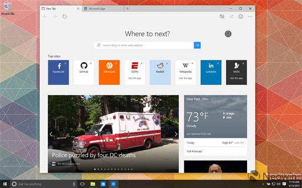 Windows 10 Build 10120海量截图：安装就卖萌