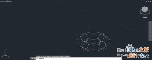 CAD如何绘制一个立体圆环?