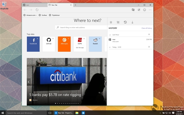 下载：Windows 10最新Build 10122镜像