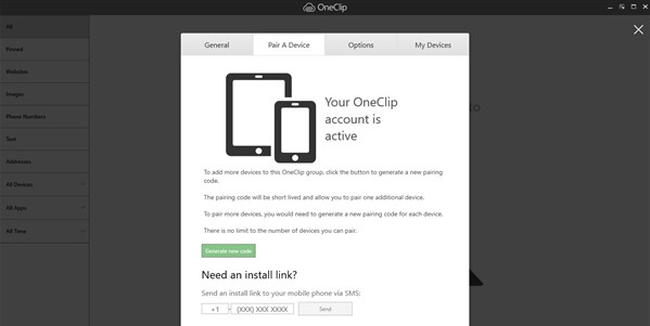 OneClip(微软云剪贴板) v1.2.12 英文官方免费版