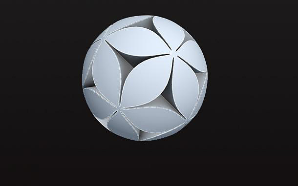 3DSMAX制作特殊的立体球体建模教程”