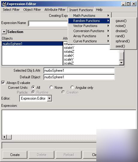 MAYA表达式动画之Functions 脚本之家 MAYA角色动画教程