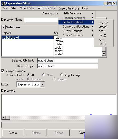 MAYA表达式动画之Functions 脚本之家 MAYA角色动画教程