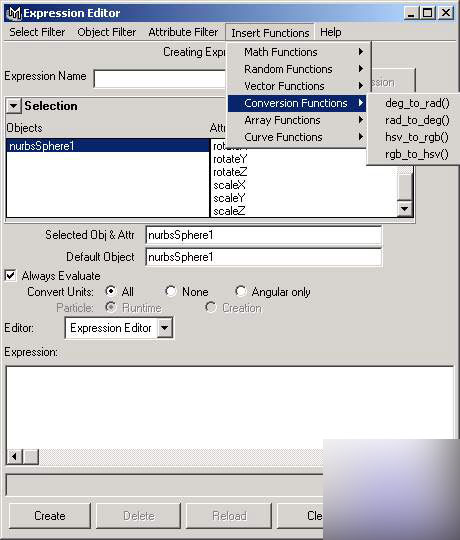 MAYA表达式动画之Functions 脚本之家 MAYA角色动画教程