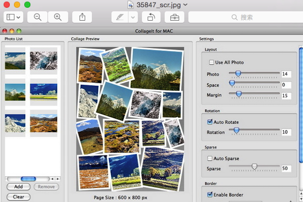 CollageIt 3 Pro for Mac(照片拼贴画制作软件) V3.6.10 多语言直装破解版