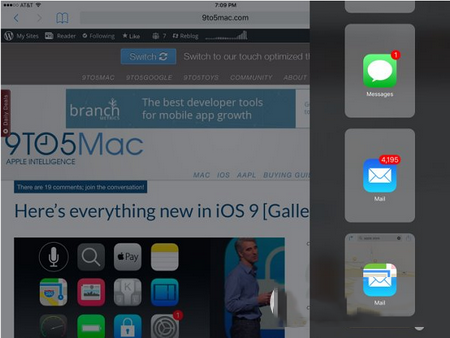 苹果ios9分屏多任务怎么样 ios9分屏多任务上手体验