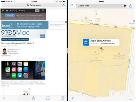 苹果ios9分屏多任务怎么样 ios9分屏多任务上手体验4