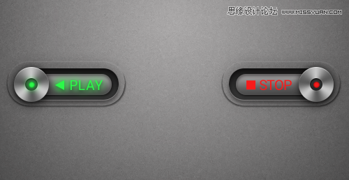 Photoshop设计金属质感网页进度条教程