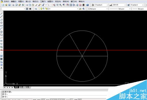CAD怎么把一个圆平均分成若干份？