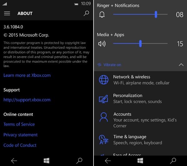 Win10移动版10158截图：视频拍摄更丰富