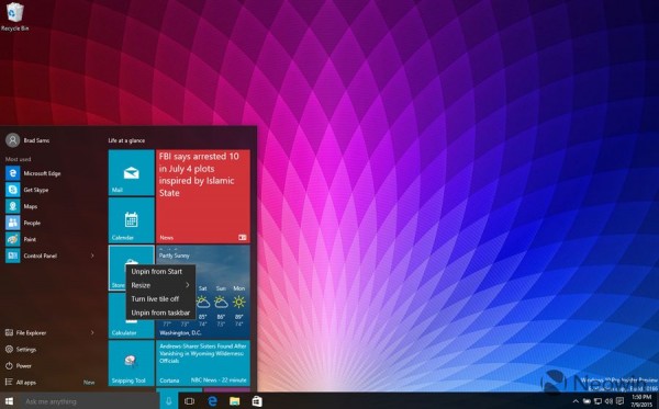 多图：Win10 Build 10166预览版已推送