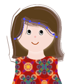 AI绘制可爱卡通小女孩 脚本之家 AI实例教程