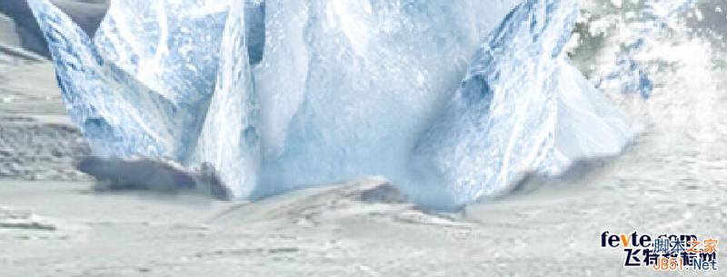 PS合成从冰雪地里冲出来的狼特效教程