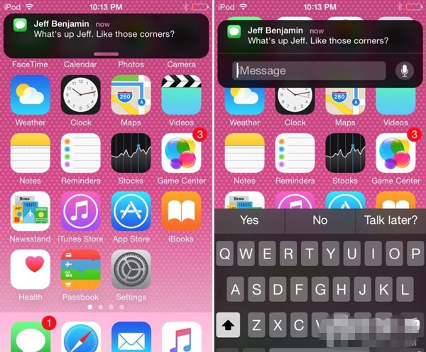 iOS8.4越狱插件 让通知中心横幅瘦身变圆角设计