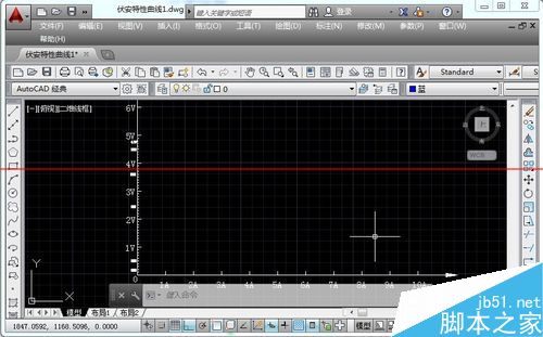 CAD中怎么绘制伏安特性曲线？