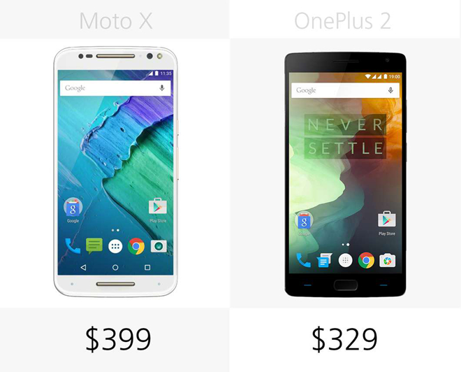 一加手机2和Moto X Style配置参数全对比