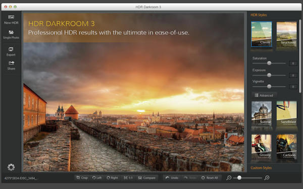 HDR Darkroom for mac V1.1.3 苹果电脑版