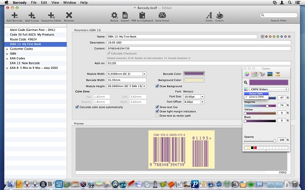 Barcody for mac(条形码制作工具) V3.05 苹果电脑版