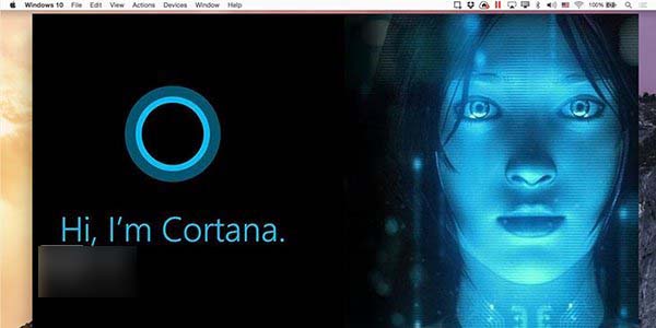 苹果OS X虚拟机版Win10小娜Cortana上手，混搭新体验视频