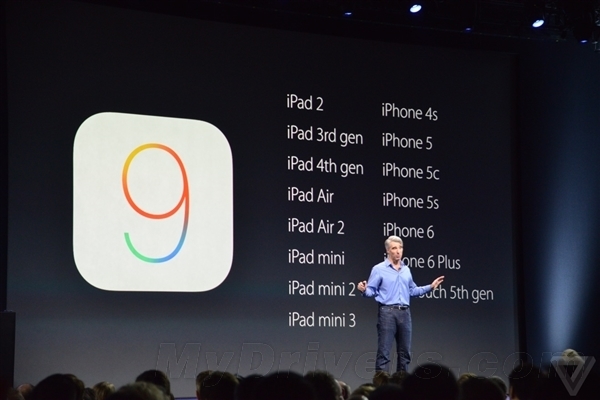 iOS 9正式版公布：iPhone 4S/iPad 2能升级