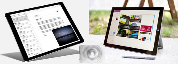 苹果iPad Pro VS 微软Surface Pro 3哪款配置更好更值得购买？