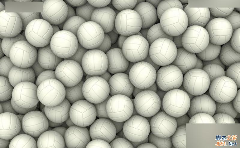 3DMAX简单制作一个真实的排球效果图”