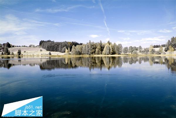 PS把照片制作成具有红外摄影效果的照片