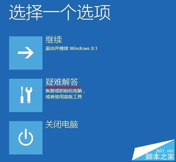 Win8.1系统映象备份好后如何恢复?