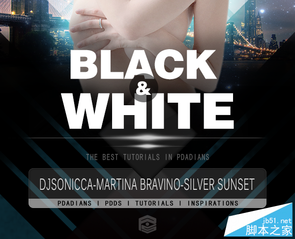 PS合成炫光的演唱会海报教程