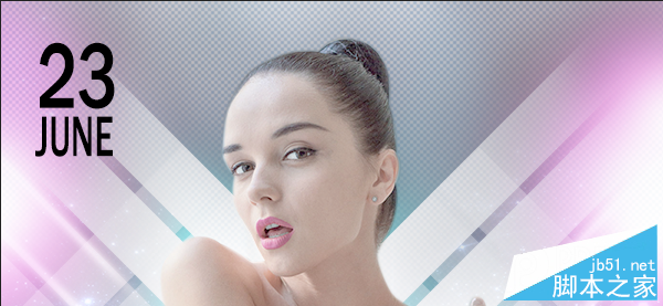 PS合成炫光的演唱会海报教程