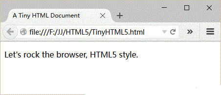 简单的HTML5初步入门教程