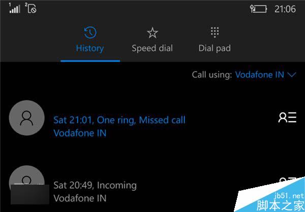 Win10 Mobile 10572新增实用功能:未接电话会显示响铃的次数