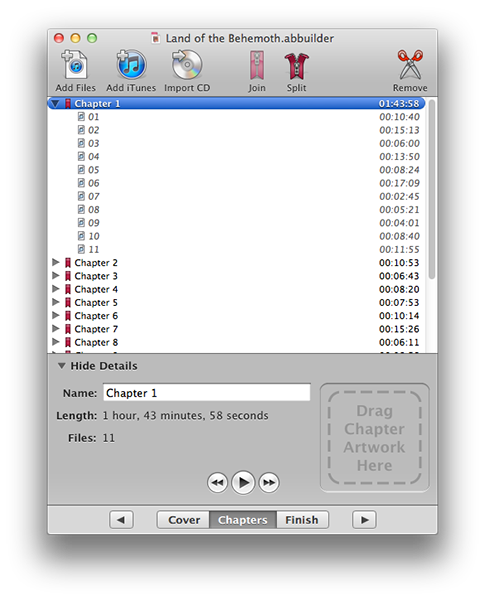 AudioBook Builder for Mac(有声读物制作工具) V2.2.2 (399) 苹果电脑版