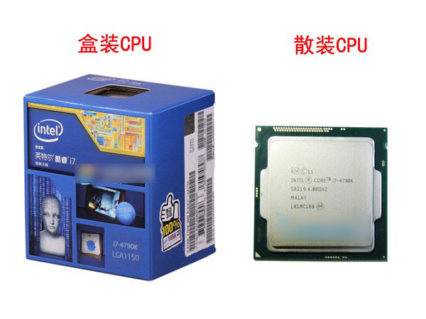 CPU盒装和散装哪个好？cpu散装与盒装的区别对比介绍