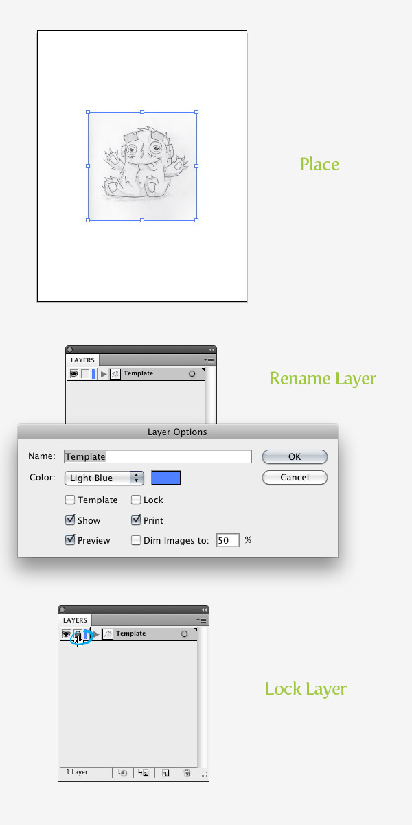 AI绘制可爱卡通老人 脚本之家 AI实例教程