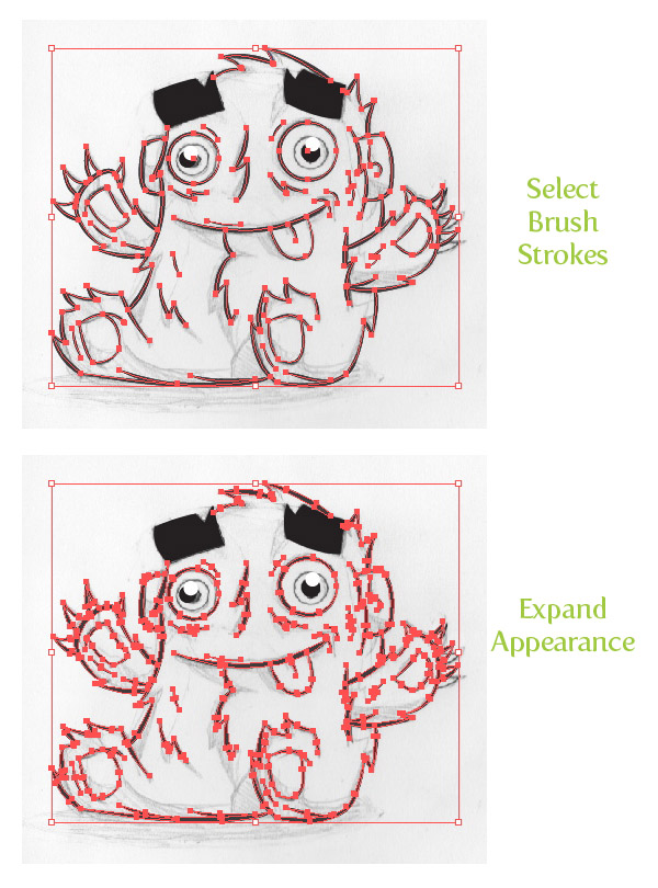 AI绘制可爱卡通老人 脚本之家 AI实例教程