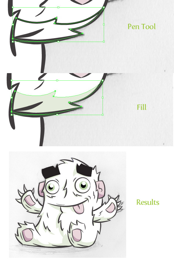 AI绘制可爱卡通老人 脚本之家 AI实例教程