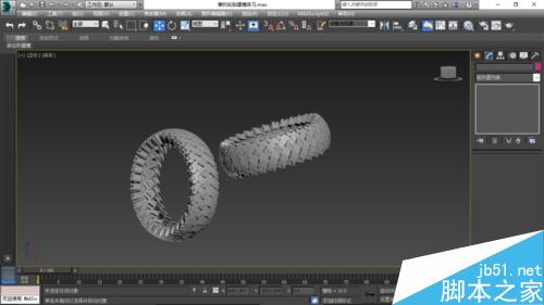 如何使用3Ds Max 按照片 逆向建模 豪爵铃木车胎