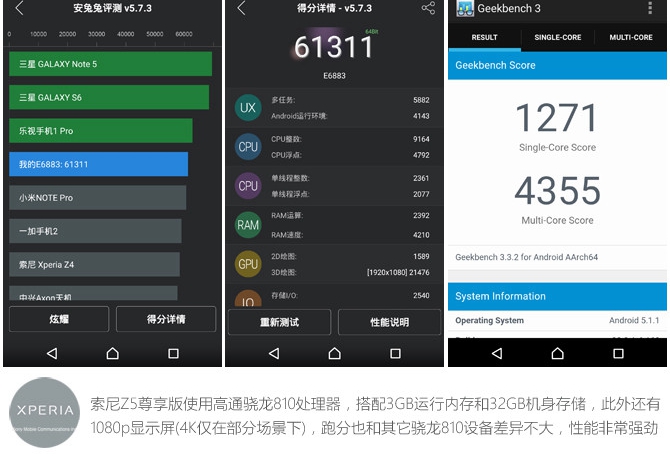 索尼Z5尊享版怎么样 索尼Z5尊享版评测