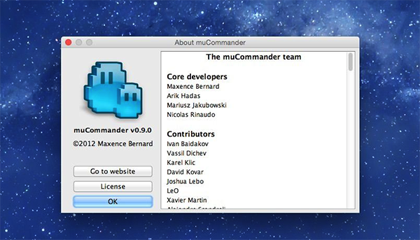 muCommander for Mac V0.9.0 苹果电脑版